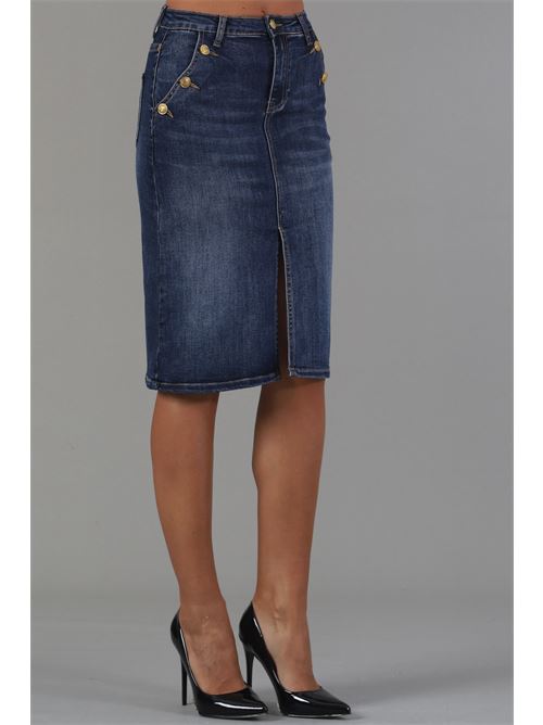 Gonna in jeans elastico elmas phil | 010881DENIM